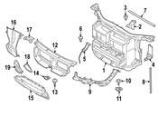 BMW Bracket Air Duct Right (MPaket) - Genuine BMW 51748052618
