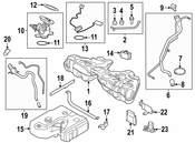 BMW Bracket Tension Strap - Genuine BMW 16197303859