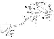 BMW Tailpipe Trim Chrome - Genuine BMW 18308626665