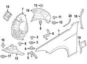 BMW Seal Side Frame Left - Genuine BMW 51487322913