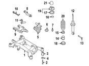 BMW Shock Mount - Genuine BMW 33521096074