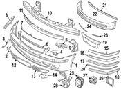 BMW Licence Plate Holder - Genuine BMW 51117966302