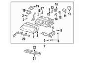 BMW BracketControl Unit Xenon Light Left - Genuine BMW 63126920165