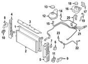 BMW Hose Expansion Tank-Return Pipe - Genuine BMW 17127640842