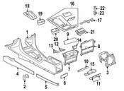 BMW Ashtray Insert (Black) - Genuine BMW 51168170481