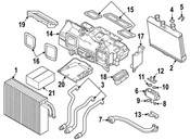 BMW Cover Blower - Genuine BMW 64116913403