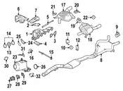 BMW Exhaust System Hanger - Genuine BMW 18208511880