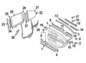 BMW Guide Rail Right - Genuine BMW 51167013098