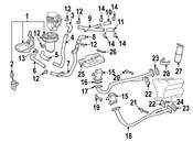 BMW Secondary Air Injection Pipe Gasket - Genuine BMW 11721741387