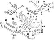 BMW Clasp Primed Right (XLine) - Genuine BMW 51117413922