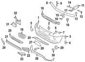 BMW Clasp Primed Right (XLine) - Genuine BMW 51117413924