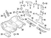 BMW Trim Footrest (Anthrazit) - Genuine BMW 51477223680