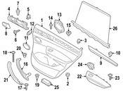 BMW Left Rear Door Sun Blind - Genuine BMW 51427237855