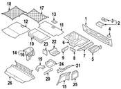 BMW Combination Roller Blind (Grey) - Genuine BMW 51477261924