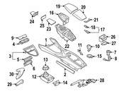 BMW Handbrake Lever Cover (Grey) - Genuine BMW 51167009319