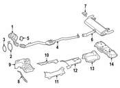 Mercedes Exhaust Clamp - Genuine Mercedes 0009953433