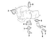 Mercedes Engine Mount - Meyle 0140240133