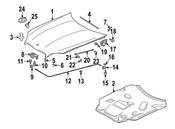 Mercedes Hood Shock - Meyle 2409100002