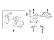 VW ABS Hydraulic Assembly - Genuine VW 5C0614517BBEF