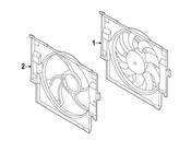 BMW Engine Cooling Fan Shroud - Genuine BMW 17417618788