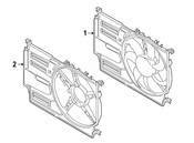 BMW Engine Cooling Fan Shroud - Genuine BMW 17427637188