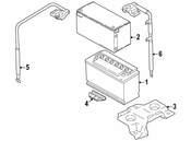 VW Battery Cover - Genuine VW 1H0915411C