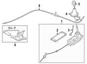 MINI Shift Interlock Cable - Genuine MINI 25167577719
