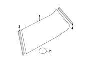 Mini Quarter Panel Reveal Molding - Genuine Mini 51367044364