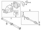 BMW Drive Shaft - Genuine BMW 26107633661