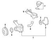Mercedes Water Pump - Geba 1112002301