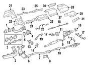 Mercedes Exhaust Temperature Sensor - Walker 0009050632