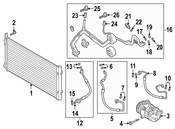 Jaguar A/C Condenser - Nissens J9C7846
