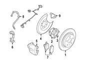 Volvo Wheel Lug Stud - Genuine Volvo 30741331