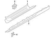 Volvo Exterior Plastic Rivet - Genuine Volvo 30741275