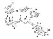 Volvo Exhaust Muffler - Genuine Volvo 30794714