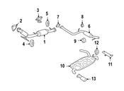 Volvo Exhaust Tail Pipe Right (C30) - Genuine Volvo 31303980