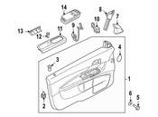 Volvo Door Window Switch Panel (C30) - Genuine Volvo 31264925