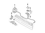 Volvo Trunk Lock Actuator Motor Right Lower (XC90) - Genuine Volvo 31299221
