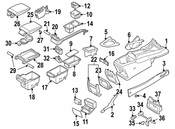 Volvo Center Console - Genuine Volvo 39969163