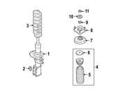 Volvo Coil Spring - Genuine Volvo 30645327