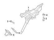 Volvo Steering Column (XC60) - Genuine Volvo 31387665