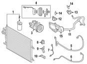 Volvo A/C Refrigerant Discharge Hose (S60 V60) - Genuine Volvo 31250476