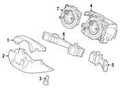 Volvo Windshield Wiper Switch (S80) - Genuine Volvo 31275355