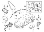 Volvo Air Bag Module Front Left (S60) - Genuine Volvo 31263110