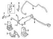 Volvo Power Steering Reservoir Line Hose (S60) - Genuine Volvo 31329045