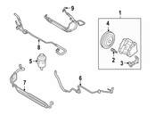 Volvo Power Steering Return Hose (XC60) - Genuine Volvo 31202783