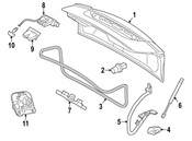 Volvo Deck Lid Lock (S60) - Genuine Volvo 31253043