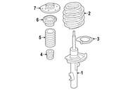 Volvo Strut Assembly - Genuine Volvo 31262175
