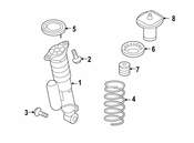 Volvo Shock Absorber - Genuine Volvo 31302914