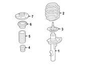 Volvo Strut Assembly - Genuine Volvo 31340347